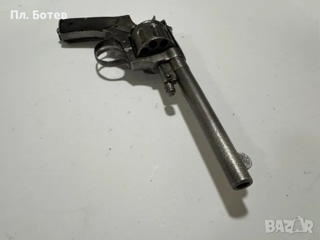 Много рядък девет заряден револвер, пистолет, снимка 8 - Антикварни и старинни предмети - 48981913