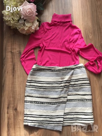 Жакардова пола Н&М, снимка 3 - Поли - 31328991