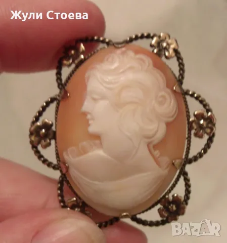 Камея от раковина, снимка 5 - Други - 56238116