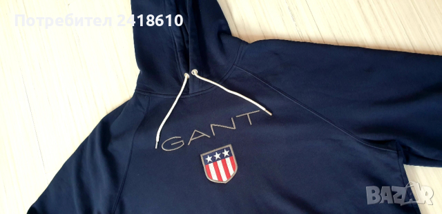 GANT Shield Hoodie Mens Size 4-  5XL НОВО! ОРИГИНАЛ! Мъжки Суичер!, снимка 11 - Суичъри - 53131049