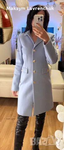 Светлосиньо палто Liu Jo