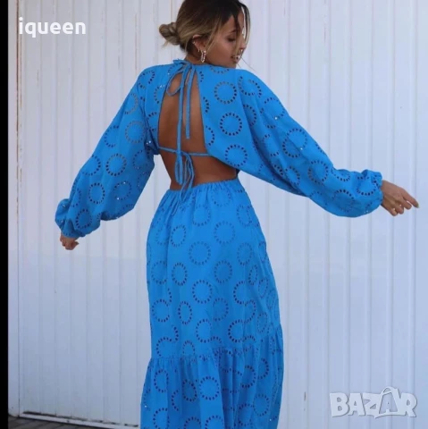 ZARA нова рокля Ажурена-английска дантела