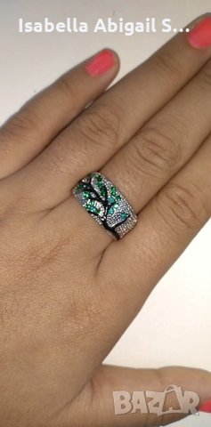 Ръчно изработени пръстени със сапфири, снимка 7 - Пръстени - 31805961