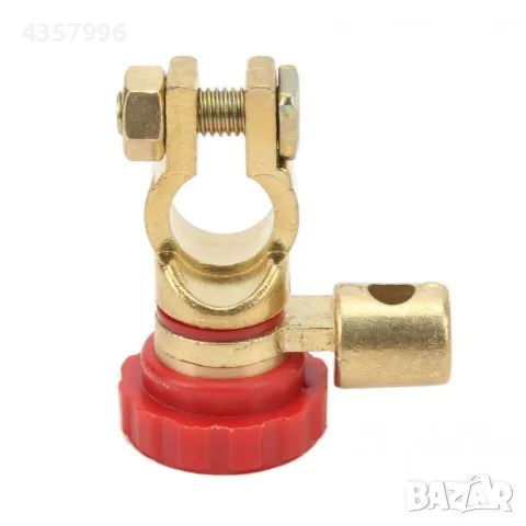 Клема за акумулатор 6 - 12V, Месинг, 400A, Червена , снимка 2 - Аксесоари и консумативи - 48759183