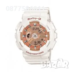 НОВ CASIO BABY-G BA-110 КАСИО BABY-G BA-110X-1AER BA-110X-7A1ER  БЕЙБИ Г BA-130 +, снимка 12 - Дамски - 10223312