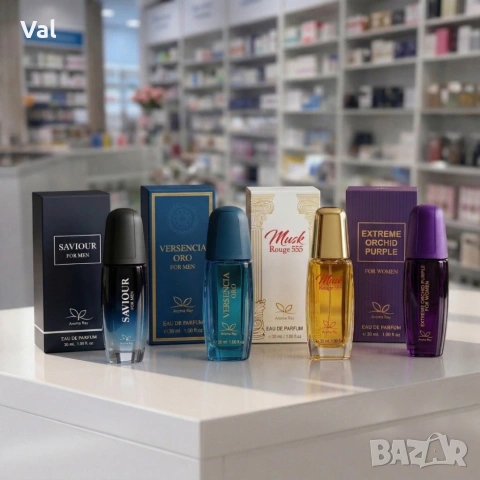 Комплект парфюми за него и нея 4x30 мл – 4 аромата за всяко настроение, снимка 3 - Унисекс парфюми - 53931121