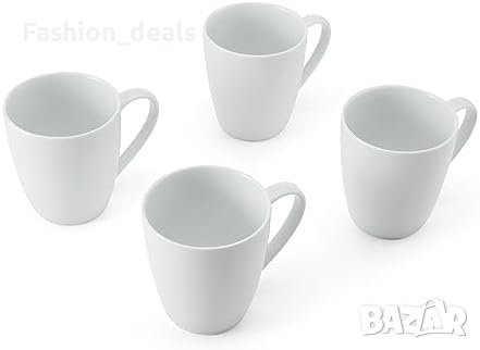 Нов компелкт MIKASA Елегантни Порцеланови Чаши 4 броя 380мл , снимка 6 - Други стоки за дома - 42824318