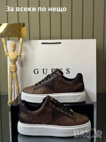 Guess Дамски Маратонки С Кристали👟Дамски Спортни Обувки С Камъни Гес - Различни Цветове Код SEM-10, снимка 2 - Маратонки - 55710304