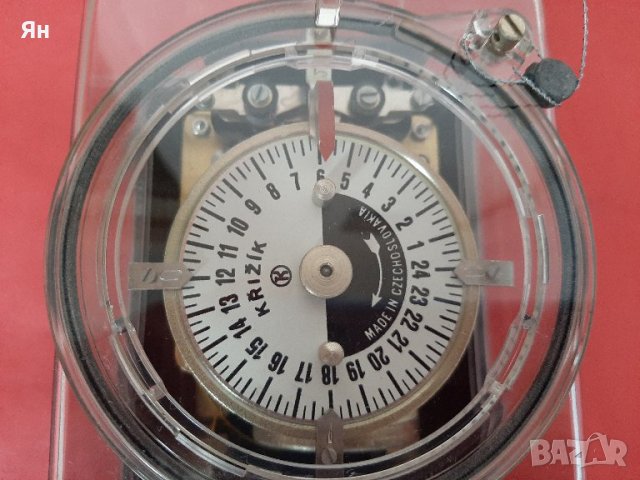 Оригинален Чешки Механичен Часовник/Реле 'KRIZIK' , снимка 6 - Резервни части за машини - 39312718