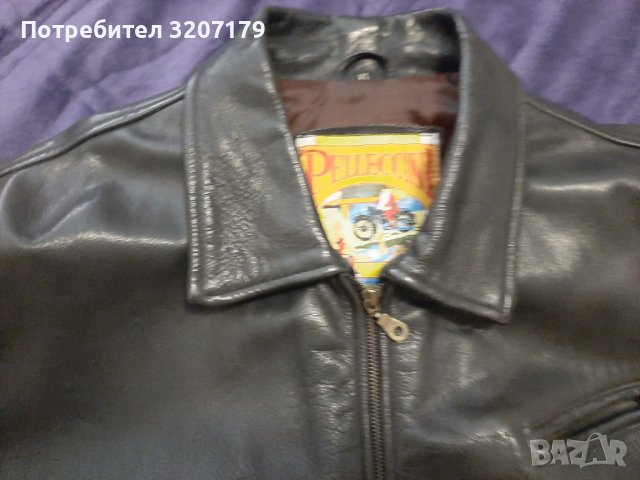 Pelleccini рокерско кожено яке, снимка 5 - Якета - 38547264