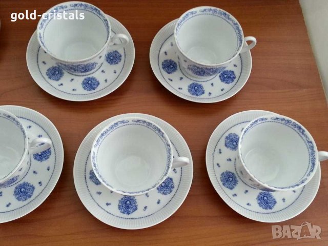 Руски порцеланов сервиз за чай ЛФЗ, снимка 13 - Антикварни и старинни предмети - 29631226