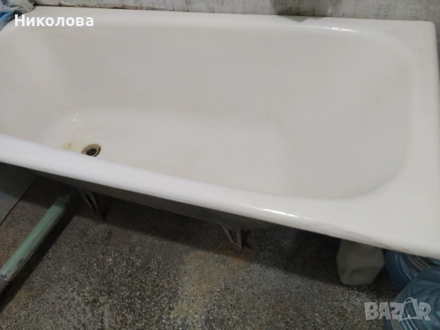 Бяла,чугунена вана., снимка 5 - За банята - 54188123