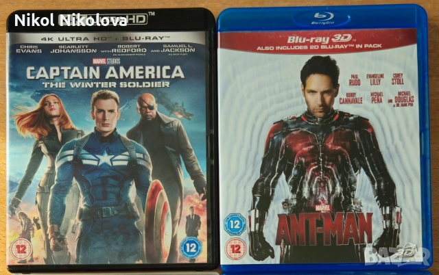 Marvel Blu-ray/3D/4K дискове
