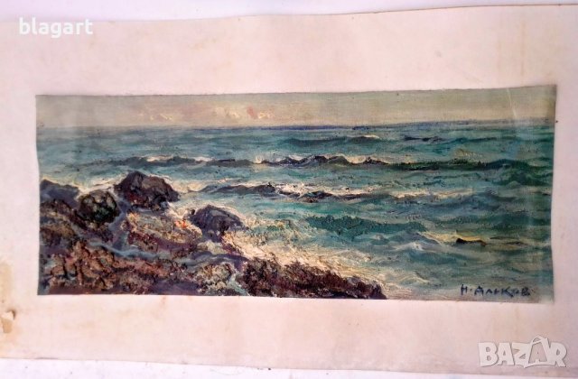 картина"Море"-Наполеон Алеков-масло,платно