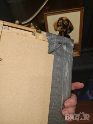 Лот картини ръсувани върху дърво с дървена рамка , снимка 6 - Картини - 50487883