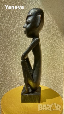 Масивна и атрактивна дърворезба от Африка , ръчно изработена., снимка 4 - Декорация за дома - 42450234