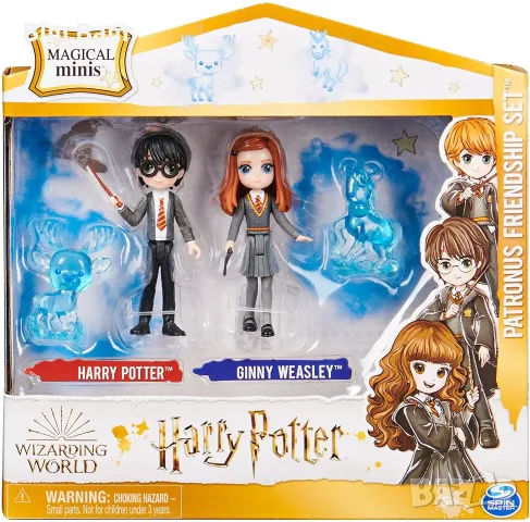 Колекционерски комплект мини фигурки Хари Потър MAGICAL minis - Harry Potter и Ginny Weasley​