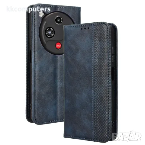 За ZTE nubia Focus 2 5G / Vivacom 5G Pro 2 Ретро Кожен Калъф Тефтер със Стойка, Портфейл и Скрийн Пр, снимка 2 - Калъфи, кейсове - 55959129