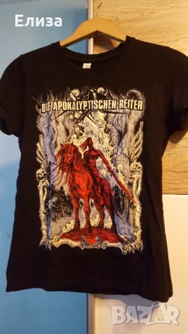 Оригинална дамска тениска на групата Die Apokalyptischen Reiter, снимка 1 - Тениски - 32100016