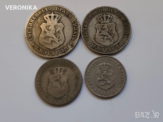 Лот Български монети 1888г., снимка 3 - Нумизматика и бонистика - 53134430