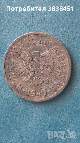 20 гроша 1949 г. Полша, снимка 2 - Нумизматика и бонистика - 42778910