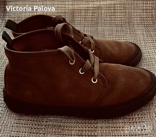 Мега удобни луксозни боти POLO RALPH LAUREN CHETT SUEDE CHUKKA BOOTS , снимка 7 - Детски боти и ботуши - 52265636