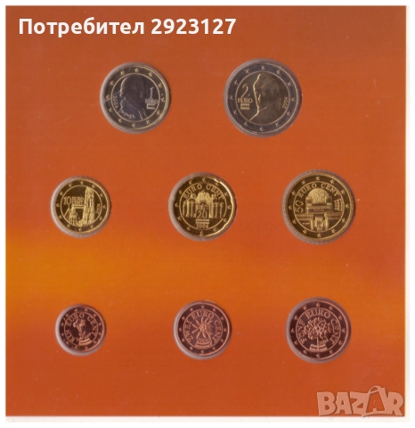 СЕТ АВСТРИЙСКИ ЕВРО МОНЕТИ 2004 ГОДИНА, снимка 6 - Нумизматика и бонистика - 51503048