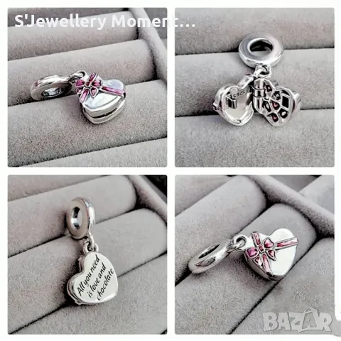 PANDORA 925 сребърни талисмани, снимка 13 - Гривни - 39471976