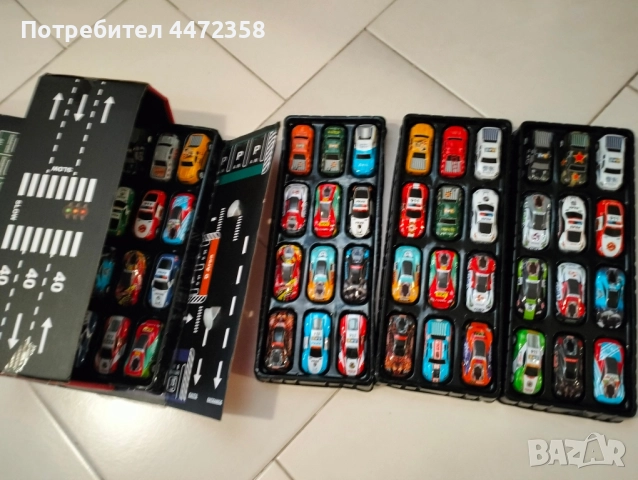 паркинг куфар с 48 броя колички, снимка 5 - Коли, камиони, мотори, писти - 51863602