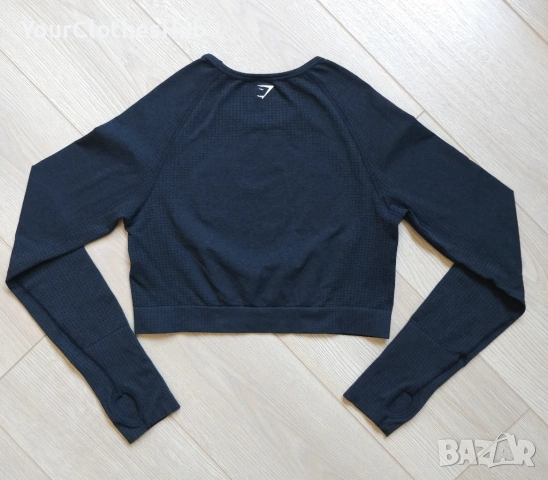 Gymshark Vital Crop Top S size Дамска спортна блуза, снимка 2 - Спортни екипи - 54341030