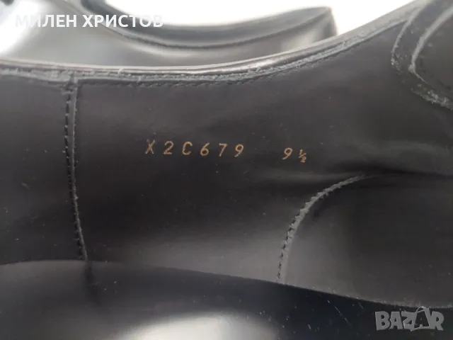 GIORGIO ARMANI-100% Оригинал Естествена кожа-като нови-№43,5, снимка 13 - Официални обувки - 50300156