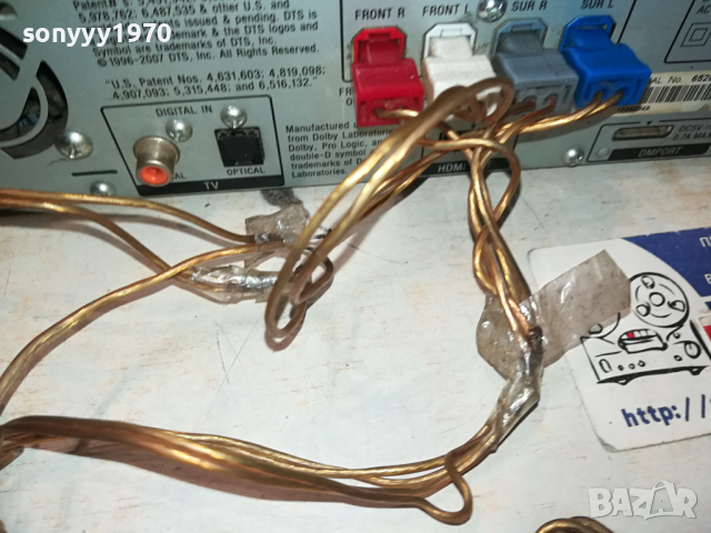 SONY 6БР КАБЕЛИ С БУКСИ ЗА РЕСИВЪР 1603242036, снимка 6 - Ресийвъри, усилватели, смесителни пултове - 44796909