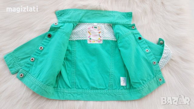 Бебешко дънково яке 6-9 месеца , снимка 5 - Бебешки якета и елеци - 42289652