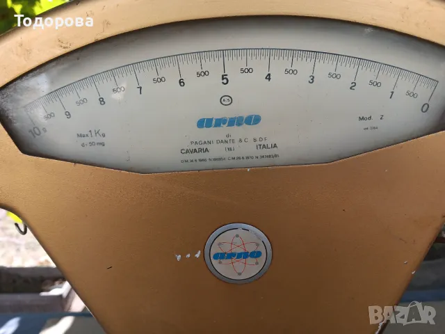 Старинна стрелкова везна, снимка 4 - Антикварни и старинни предмети - 47336884