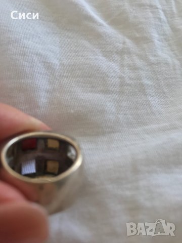 Сребърен пръстен , снимка 8 - Пръстени - 30201867