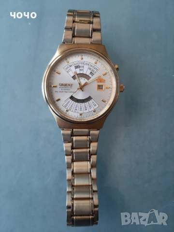 Ориент вечен календар,голям размер като нов, снимка 2 - Мъжки - 54224618