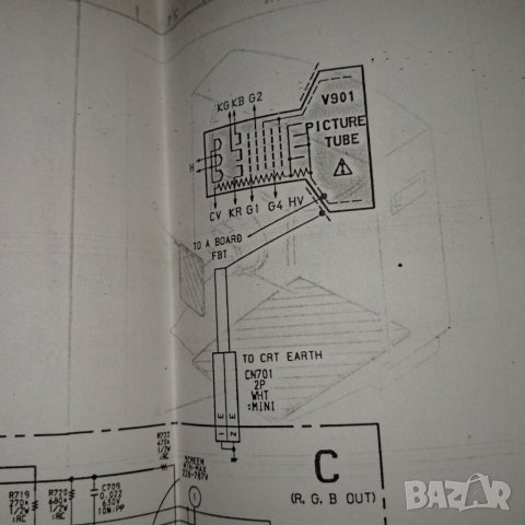 Схеми електрически на телевизор Сони , снимка 4 - Телевизори - 39674749