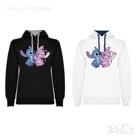 Нов дамски суичър със Стич (Stitch & Angel)