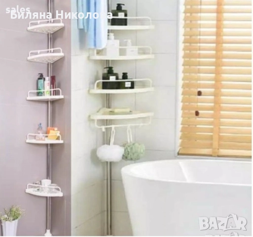 Етажерка за баня – ъглова, снимка 3 - Етажерки - 52112481