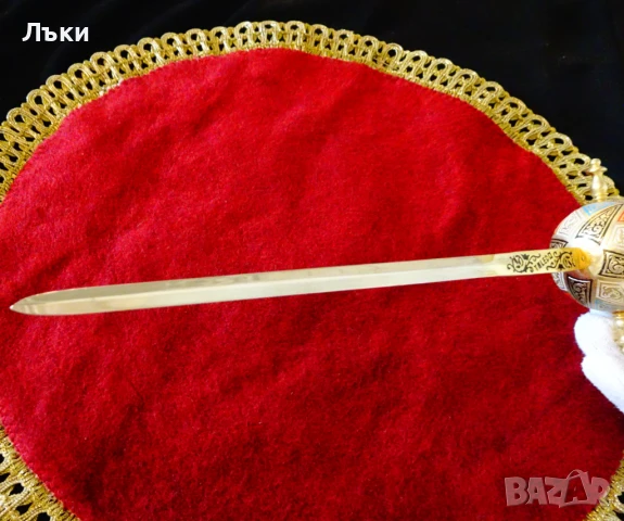 Toledo меч,кинжал,рапира 26 см.,злато,орнаменти. , снимка 7 - Антикварни и старинни предмети - 51252911