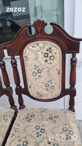 Столове 6 бр.орехов масив, снимка 4 - Столове - 54063143