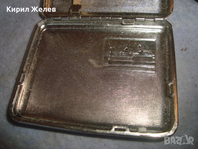 СТАРА РЕТРО - ВИНТИДЖ КОРЕКЦИОНЕРСКА СССР ПОСРЕБРЕНА ЕМАЙЛИРАНА ТАБАКЕРА 32198, снимка 9 - Колекции - 38289017