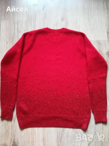 Дамски пуловер марка H&M с бляскави нотки, снимка 8 - Блузи с дълъг ръкав и пуловери - 31233323