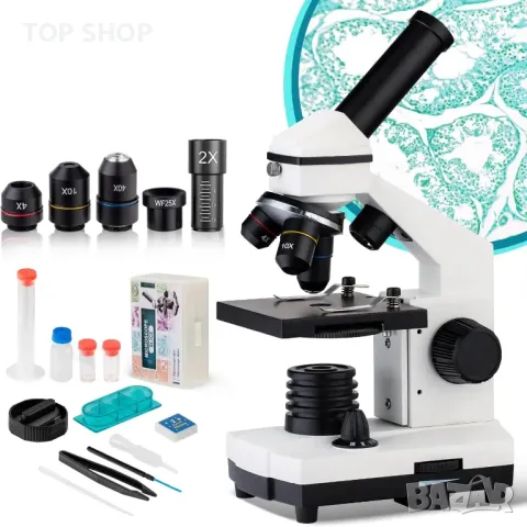 Биологичен микроскоп 250X-2000X Levcorzi