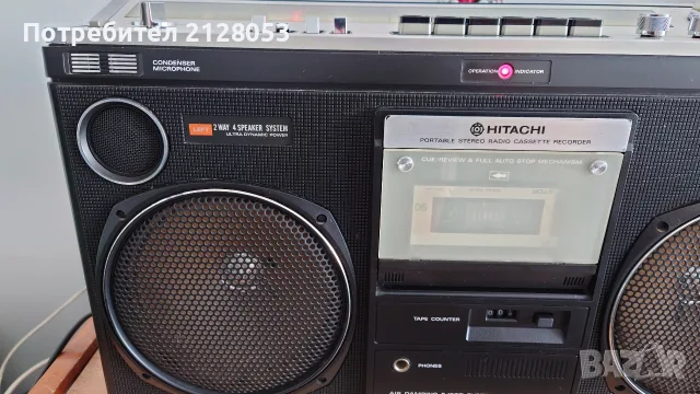Hitachi TRK-8080E -Профилактиран , снимка 2 - Радиокасетофони, транзистори - 55873504