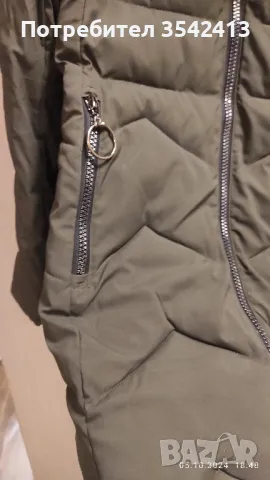 Дълго зимно яке, снимка 3 - Якета - 48362588