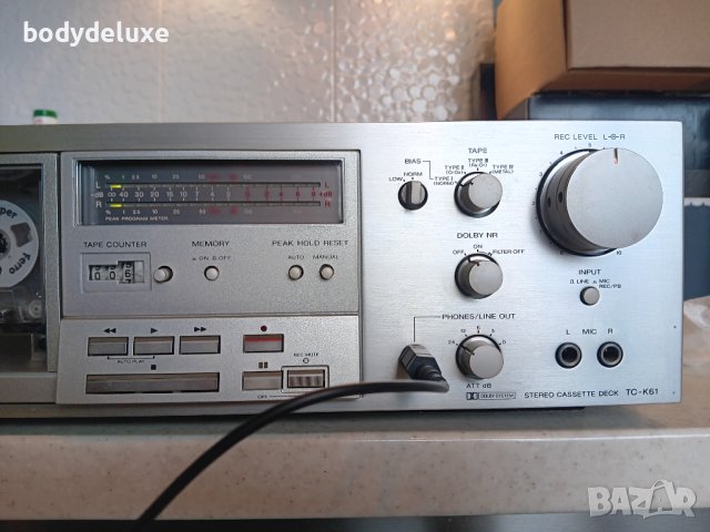 Sony TC-K61 двуглав касетен дек, снимка 4 - Декове - 44271903
