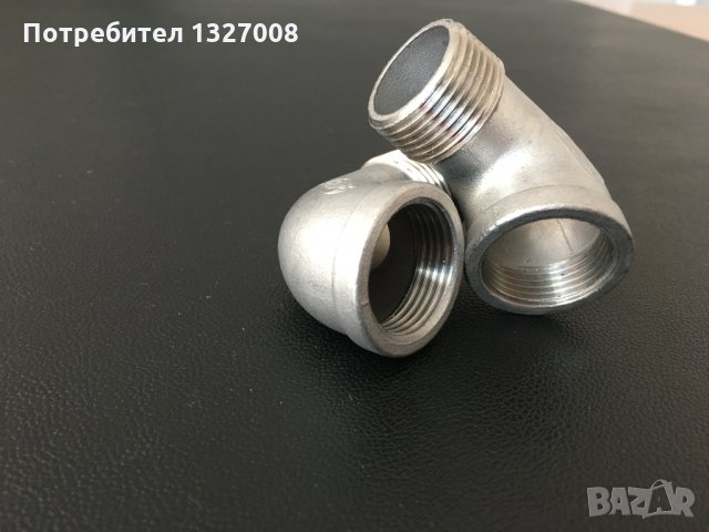 Коляно 3/4" неръждаемо Ж/Ж, снимка 3 - ВИК - 29086446