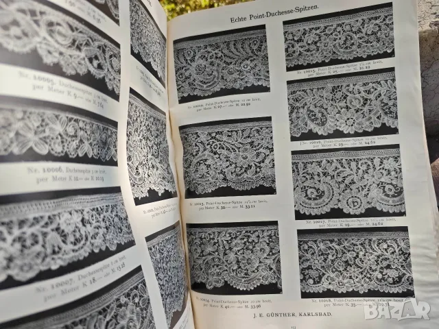 Продавам каталог за дантели 1913 /Katalog von , снимка 9 - Художествена литература - 56440160