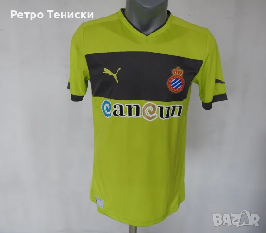 Тениска Espanyol — Гостуващ PUMA — Мъже размер S Зелено (сезон 2012)